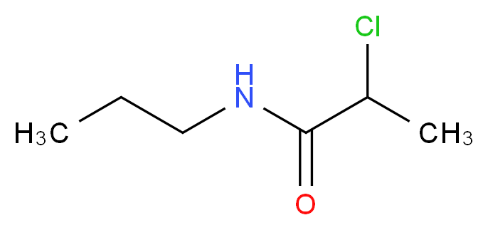 2-chloro-N-propylpropanamide_分子结构_CAS_94318-71-5