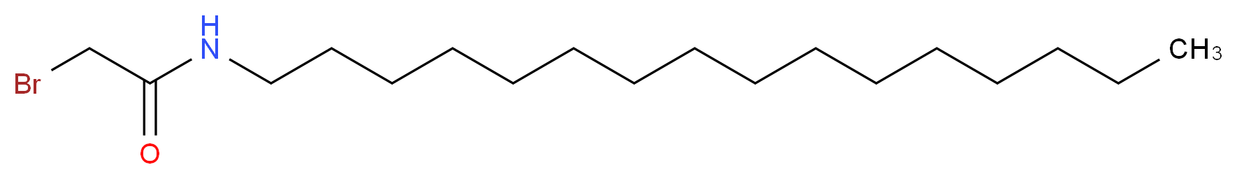 2-bromo-N-hexadecylacetamide_分子结构_CAS_1138445-61-0