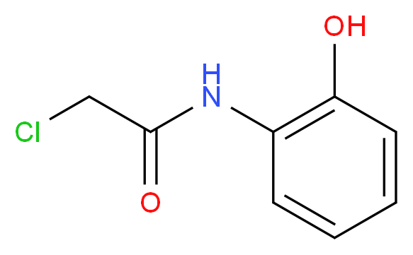 2-chloro-N-(2-hydroxyphenyl)acetamide_分子结构_CAS_)