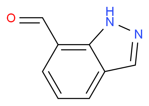 1H-indazole-7-carbaldehyde_分子结构_CAS_312746-72-8