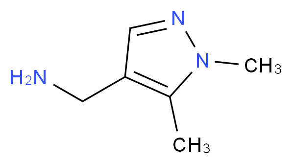 (1,5-Dimethyl-1H-pyrazol-4-yl)methylamine_分子结构_CAS_)