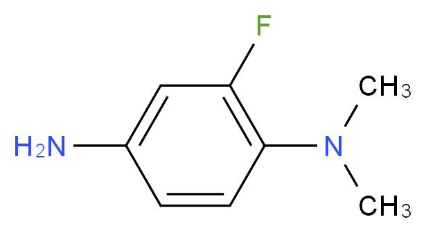 (4-amino-2-fluorophenyl)dimethylamine_分子结构_CAS_3824-31-5)