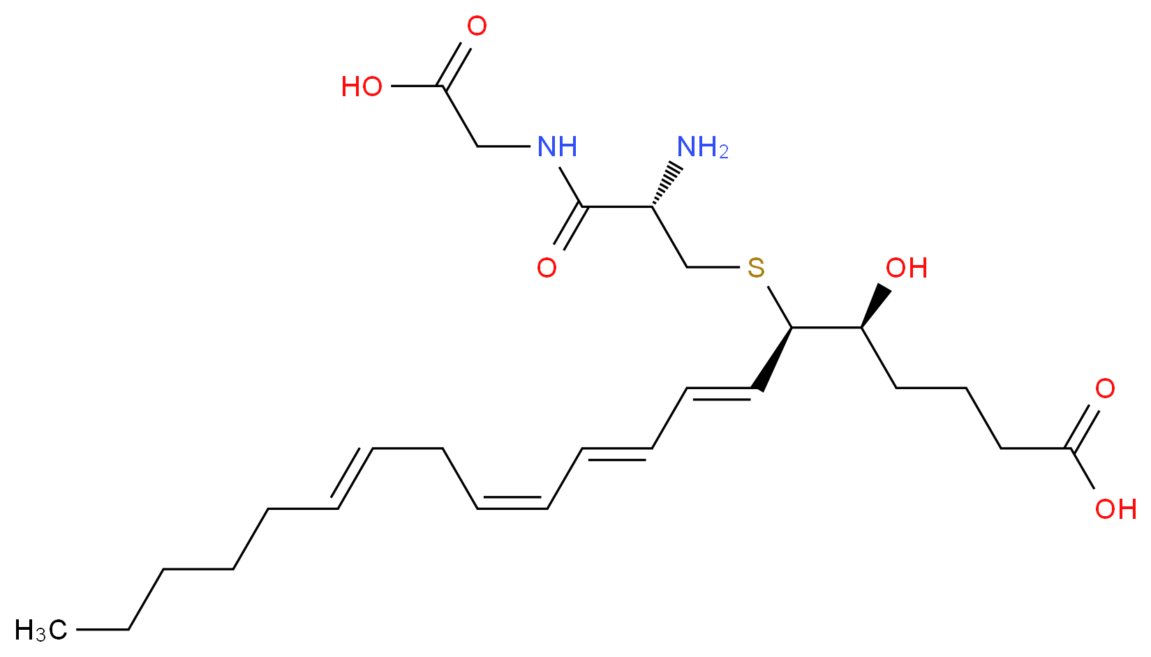Leukotriene D4_分子结构_CAS_73836-78-9)