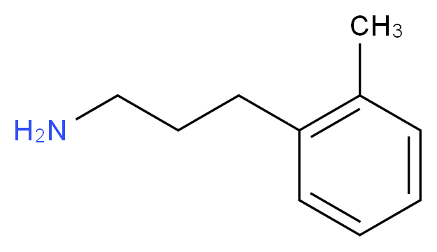 3-(2-methylphenyl)propan-1-amine_分子结构_CAS_76293-74-8