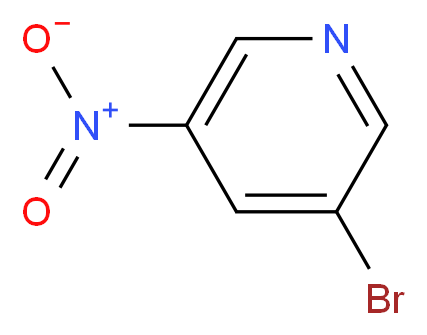 3-bromo-5-nitropyridine_分子结构_CAS_15862-30-3