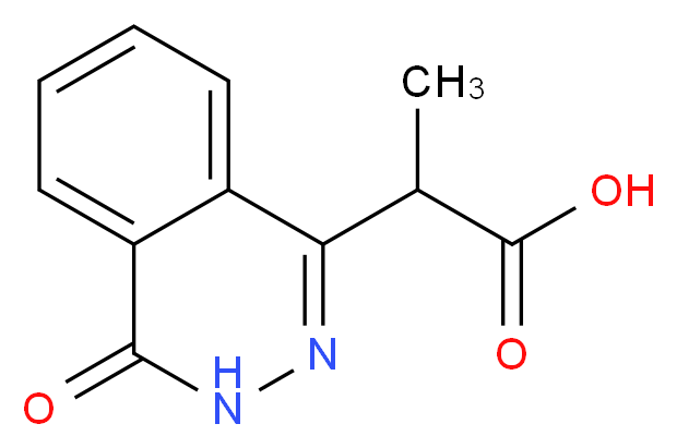 4-(1-Carboxyethyl)-1(2H)-phtalazinone_分子结构_CAS_247128-12-7)