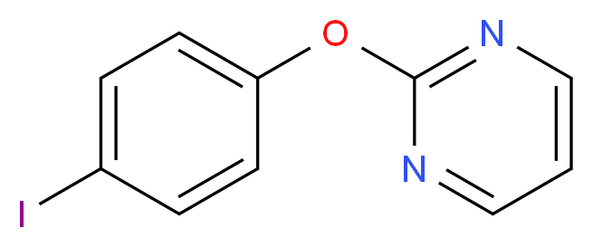 2-(4-iodophenoxy)pyrimidine_分子结构_CAS_330792-86-4