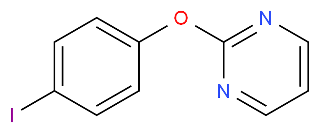 2-(4-Iodophenoxy)pyrimidine_分子结构_CAS_)