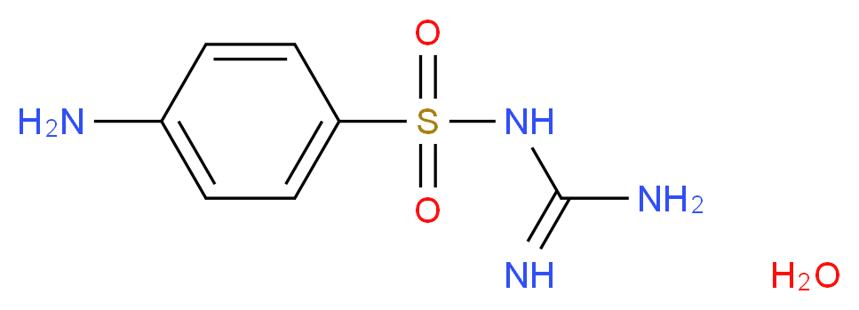 磺胺脒 一水合物_分子结构_CAS_6190-55-2)