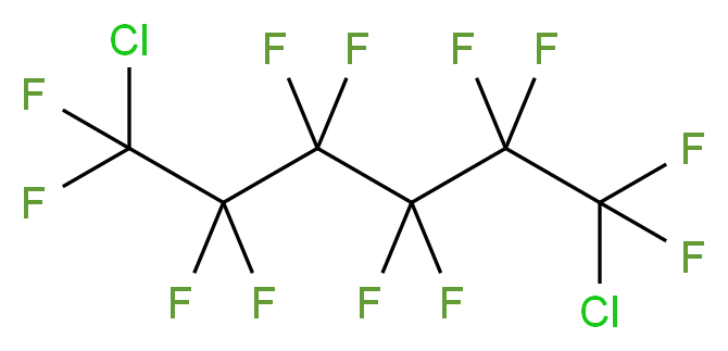 1,6-dichloro-1,1,2,2,3,3,4,4,5,5,6,6-dodecafluorohexane_分子结构_CAS_355-40-8