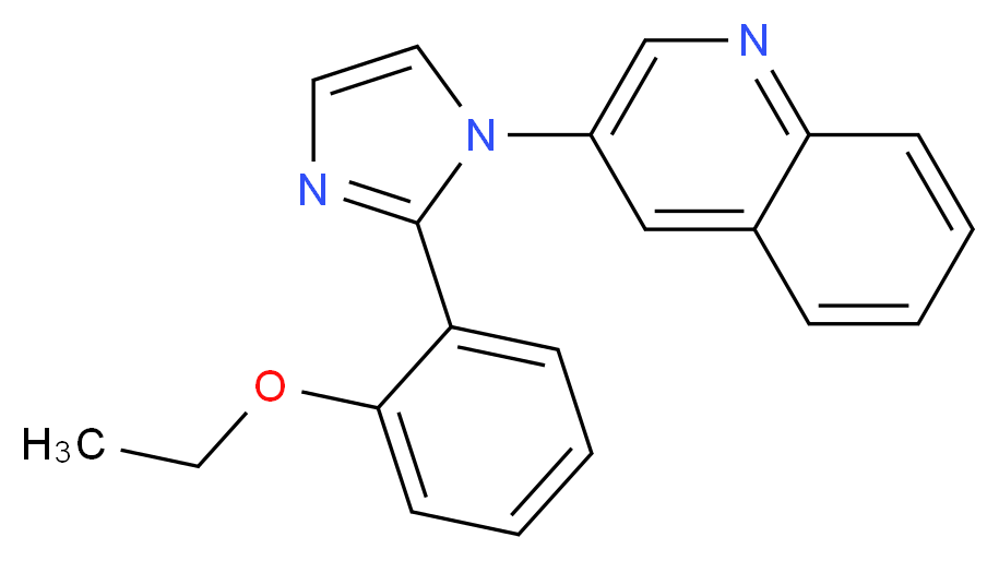 3-[2-(2-ethoxyphenyl)-1H-imidazol-1-yl]quinoline_分子结构_CAS_)