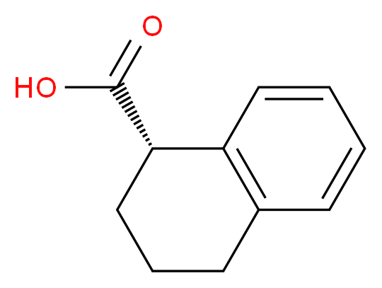 (1S)-1,2,3,4-tetrahydronaphthalene-1-carboxylic acid_分子结构_CAS_85977-52-2