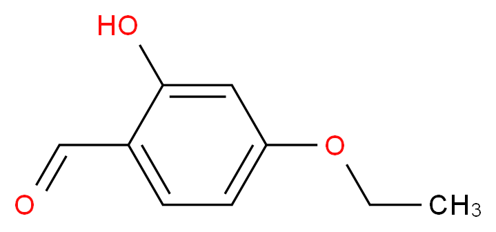 4-ethoxy-2-hydroxybenzaldehyde_分子结构_CAS_43057-77-8