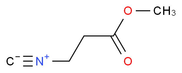 methyl 3-isocyanopropanoate_分子结构_CAS_665054-33-1