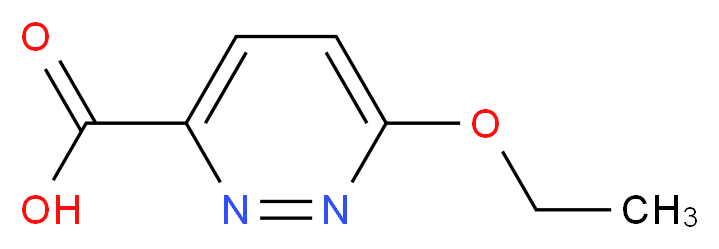 6-ethoxypyridazine-3-carboxylic acid_分子结构_CAS_142054-74-8)