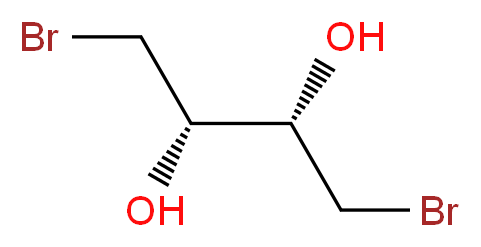 (2S,3S)-1,4-dibromobutane-2,3-diol_分子结构_CAS_14396-65-7