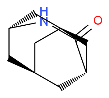 (1R,3r,6s,8S)-4-azatricyclo[4.3.1.1<sup>3</sup>,<sup>8</sup>]undecan-5-one_分子结构_CAS_22607-75-6