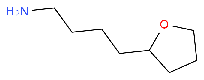 4-(oxolan-2-yl)butan-1-amine_分子结构_CAS_5493-90-3