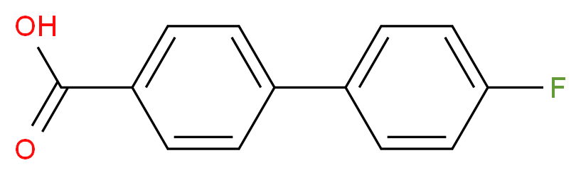 4'-FLUORO-1,1'-BIPHENYL-4-CARBOXYLIC ACID_分子结构_CAS_)