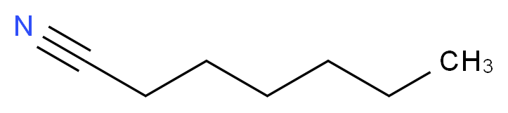 heptanenitrile_分子结构_CAS_629-08-3