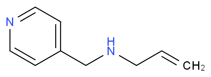 (prop-2-en-1-yl)(pyridin-4-ylmethyl)amine_分子结构_CAS_532407-09-3
