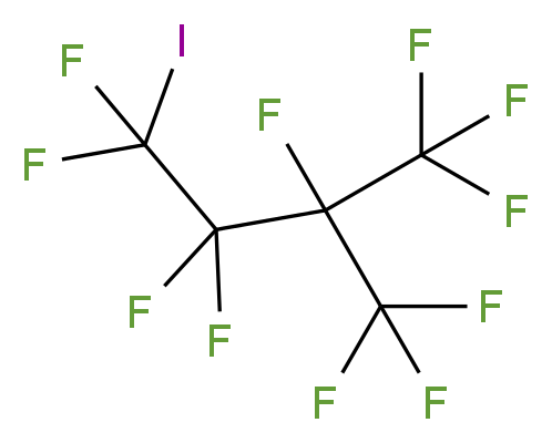 1,1,1,2,3,3,4,4-octafluoro-4-iodo-2-(trifluoromethyl)butane_分子结构_CAS_1514-90-5