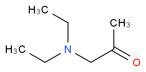 (Diethylamino)acetone_分子结构_CAS_1620-14-0)