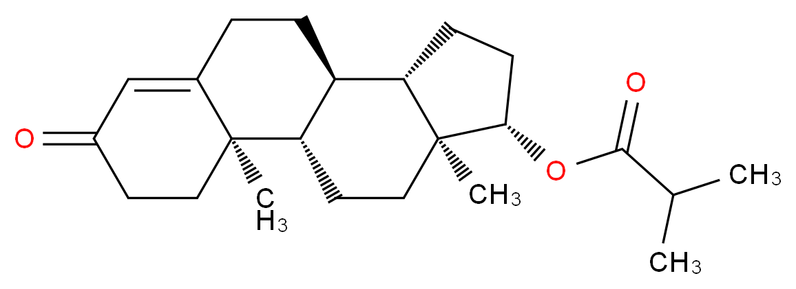 Testosterone 17-Isobutyrate_分子结构_CAS_1169-49-9)