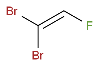 1,1-Dibromo-2-fluoroethylene 97%_分子结构_CAS_358-96-3)