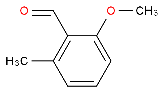 2-methoxy-6-methylbenzaldehyde_分子结构_CAS_54884-55-8