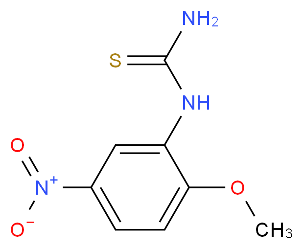 1-(2-Methoxy-5-nitrophenyl)-2-thiourea_分子结构_CAS_159753-14-7)