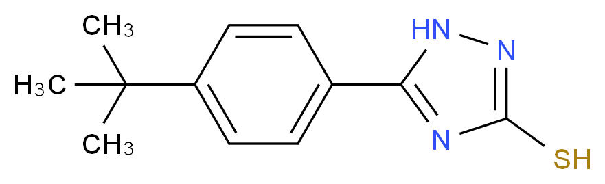 5-[4-(tert-Butyl)phenyl]-1H-1,2,4-triazole-3-thiol_分子结构_CAS_69480-15-5)