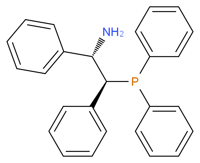 [(1S,2S)-2-amino-1,2-diphenylethyl]diphenylphosphane_分子结构_CAS_1091606-67-5