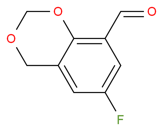 6-fluoro-4H-1,3-benzodioxine-8-carbaldehyde_分子结构_CAS_306934-87-2)