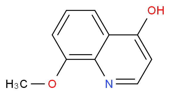 4-HYDROXY-8-METHOXYQUINOLINE_分子结构_CAS_21269-34-1)