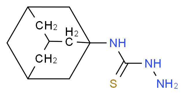 4-(1-Adamantyl)-3-thiosemicarbazide_分子结构_CAS_52662-65-4)