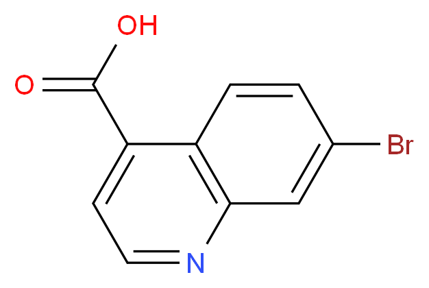 7-Bromoquinoline-4-carboxylic acid_分子结构_CAS_31009-04-8)