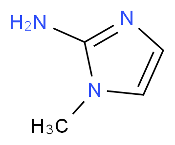 2-Amino-1-methyl-1H-imidazole_分子结构_CAS_6646-51-1)