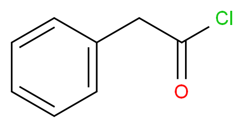 苯乙酰氯_分子结构_CAS_103-80-0)