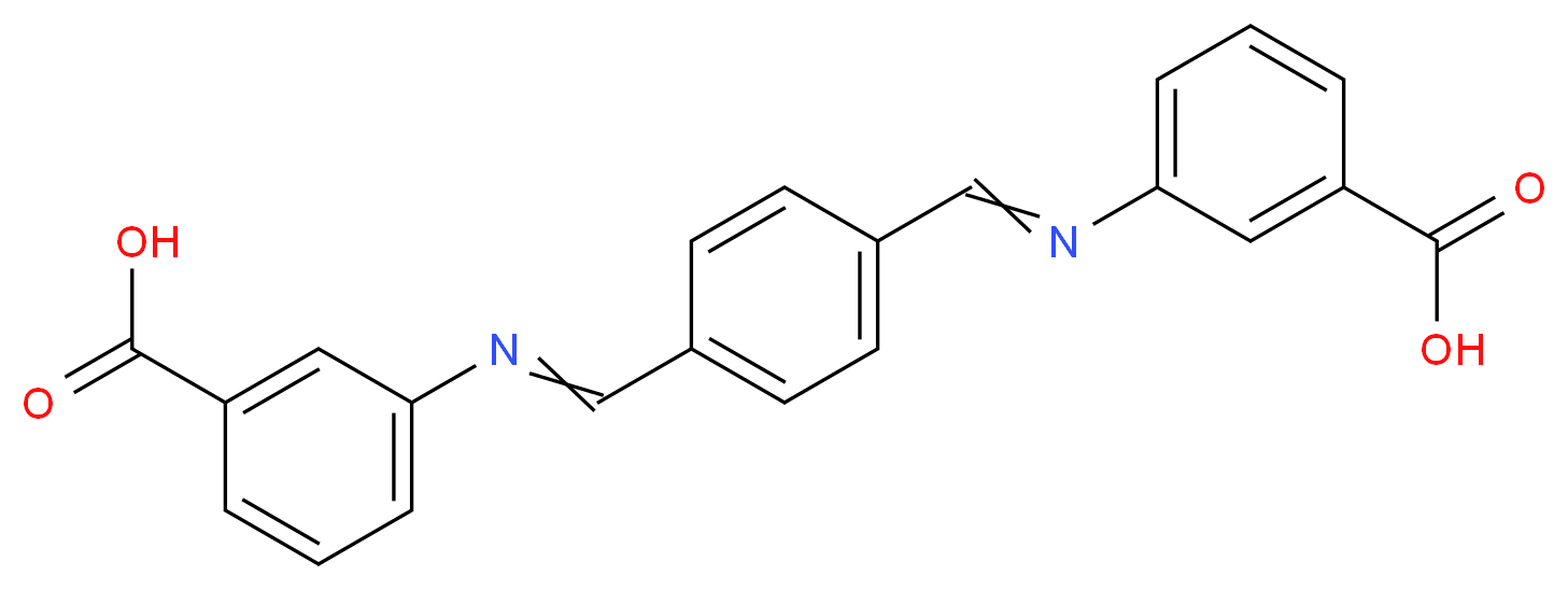 N,N'-TEREPHTHALAYLIDENE-BIS(3-CARBOXYANILINE_分子结构_CAS_104752-19-4)