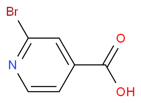 2-溴吡啶-4-甲酸_分子结构_CAS_66572-56-3)