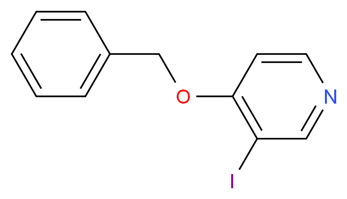 4-(Benzyloxy)-3-iodopyridine_分子结构_CAS_)