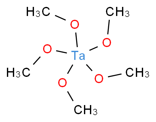 甲醇钽(V)_分子结构_CAS_865-35-0)