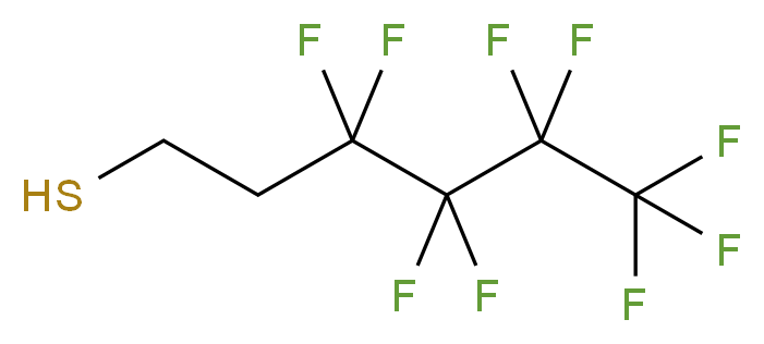 3,3,4,4,5,5,6,6,6-nonafluorohexane-1-thiol_分子结构_CAS_34451-25-7