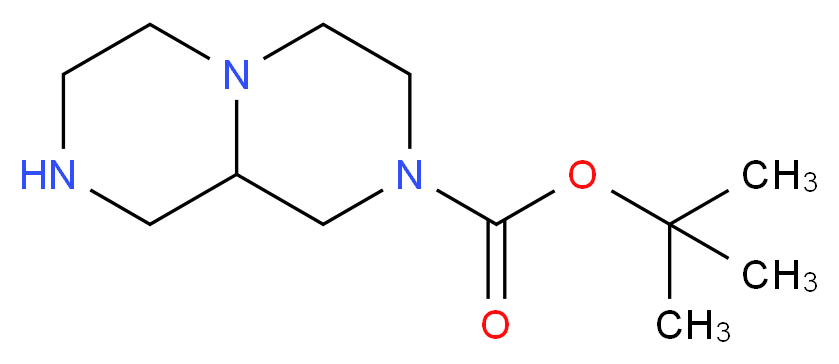 Octahydro-2H-pyrazino[1,2-a]pyrazine-2-carboxylic Acid tert-Butyl Ester_分子结构_CAS_1159825-34-9)