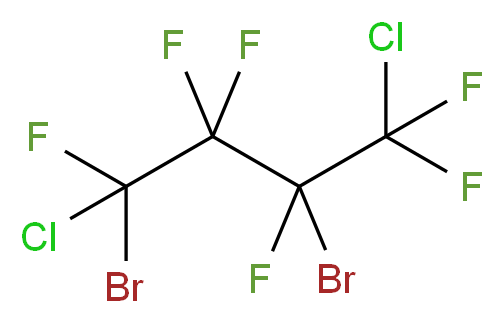 1,3-dibromo-1,4-dichloro-1,2,2,3,4,4-hexafluorobutane_分子结构_CAS_124311-10-0