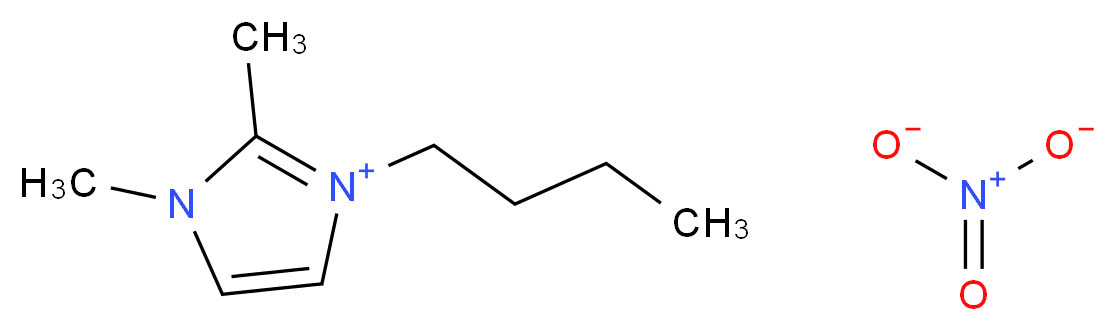 3-butyl-1,2-dimethyl-1H-imidazol-3-ium nitrate_分子结构_CAS_922521-06-0