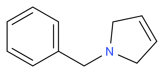 1-Benzyl-3-pyrroline_分子结构_CAS_6913-92-4)