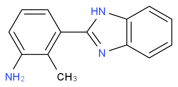 3-(1H-1,3-benzodiazol-2-yl)-2-methylaniline_分子结构_CAS_428856-24-0