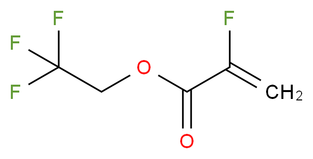 2,2,2-trifluoroethyl 2-fluoroprop-2-enoate_分子结构_CAS_74359-10-7